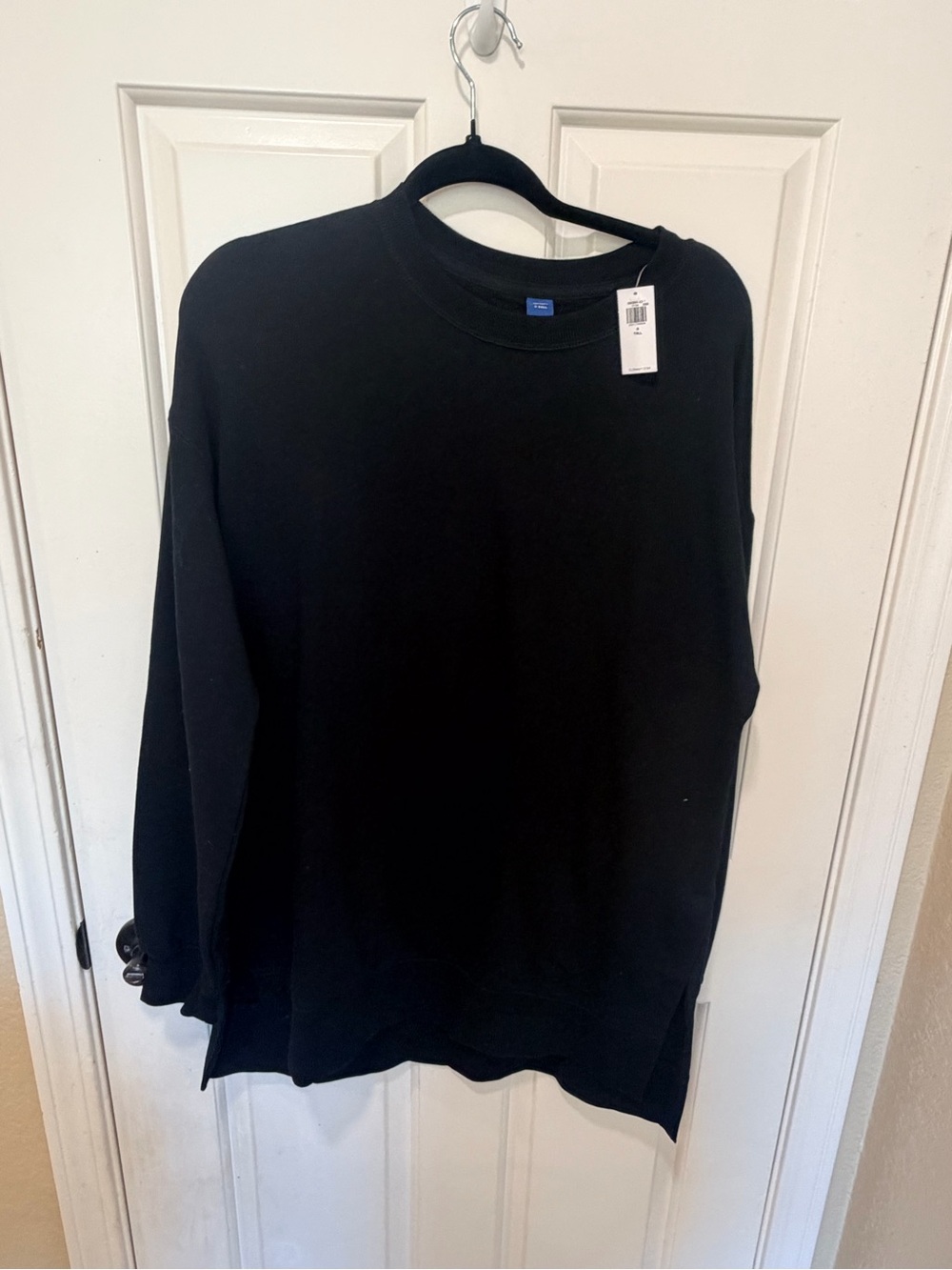 Classic Black Crewneck Sweater - Old Navy